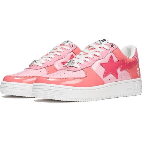 Pink bape shoes