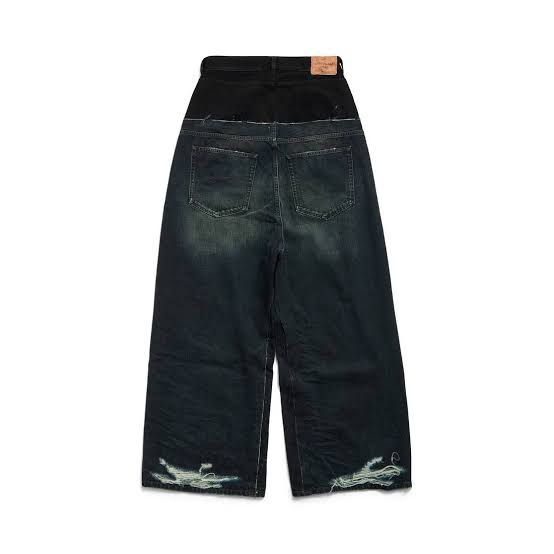 Balenciaga Double Waisted Jeans