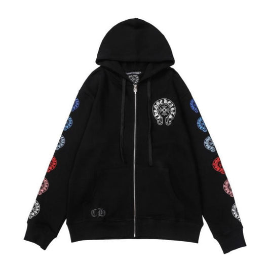 Chrome hearts zip up