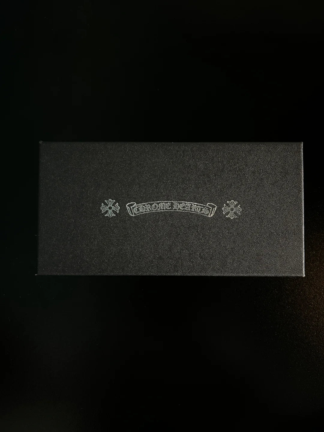 CHROME HEART GLASSES - BLACK & GOLD BADGES